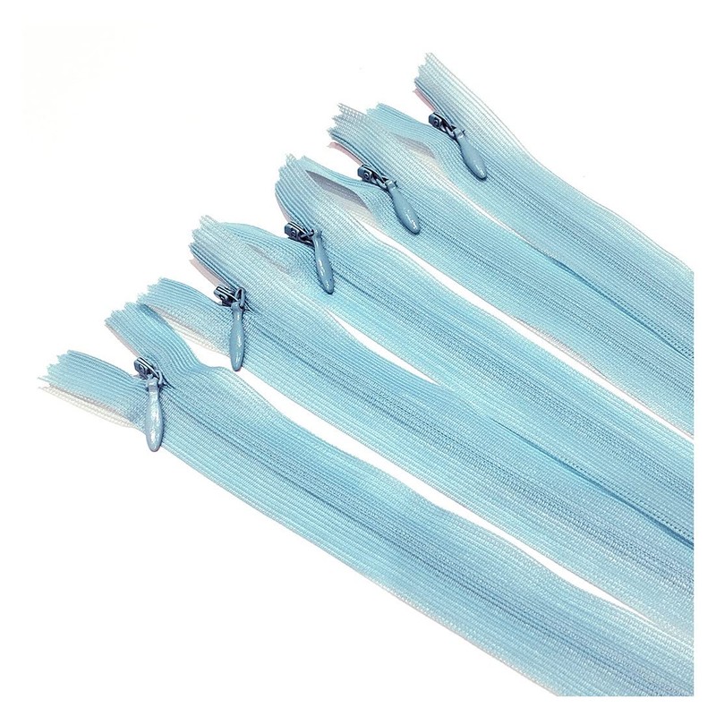 10 Invisible Zippers Closed, Many Sizes and Colours Available, 3