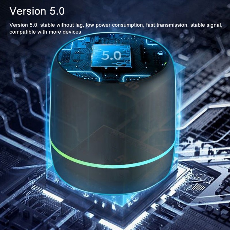 Mini Bluetooth Speaker Portable Heavy Bass Silicone HIFI Noise Cancelling
