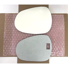 New Replacement Mirror Glass with Full Size Adhesive for 2015-2024 Alfa Romeo Giulia Driver Side View Left LH