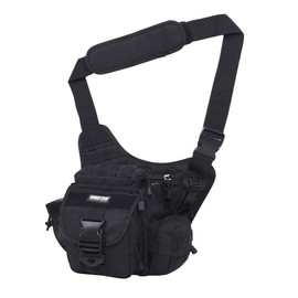 Seibertron X.K.B.B-1 Tactical Sling Bag Hiking EDC Messenger Molle Bag Black