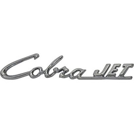 1968 1969 1970 1971 1972"COBRA JET" HOOD SCOOP EMBLEM