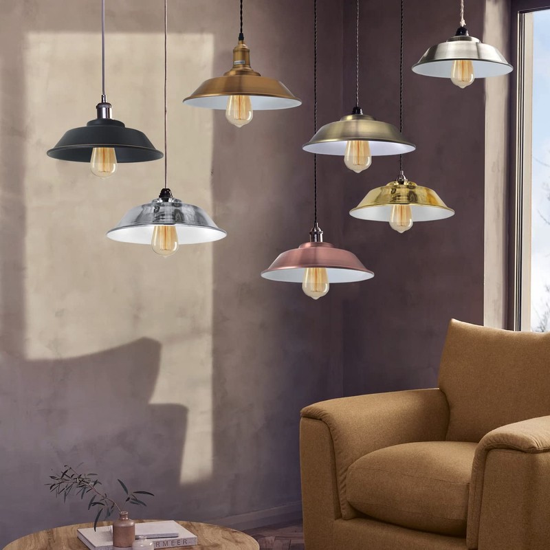 LEDSone Industrial Ceiling Pendant Light Shades Retro Vintage Barn Slot
