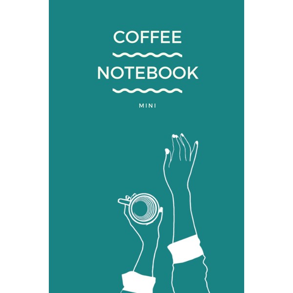 Coffee notebook mini: Teal Cover - Size (6 x 9