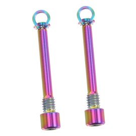 Kisangel Alloy Brake Pad Bolts and Pins for Mountain Bike Oil Disc Brakes Vibrant Caliper Bolt Pins with Easy Installation Enhanced Responsive Braking for Cycling Safety and Control