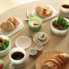 ideaco Milk Glass Dish Square Plate (W x D x