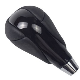 perilla de palanca de cambios automático de piel negro para Lexus IS250 IS350 ES300 ES350 GS300 GS350 LS430 LS460 LS600h CS200h RX350 RX450h (negro)