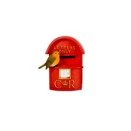 Vivid Arts Garden Decor - Postbox with Robin - BG-PB23-F