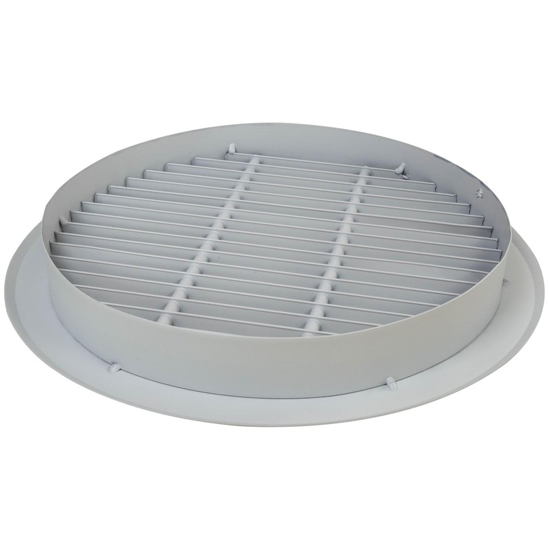 Aluminum Round Air Vent Grille 12" Duct Opening Louver Register