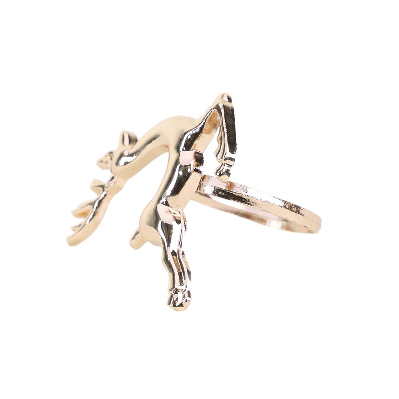 Christmas Concepts® Set of 4 Gold Napkin Rings – Luxury