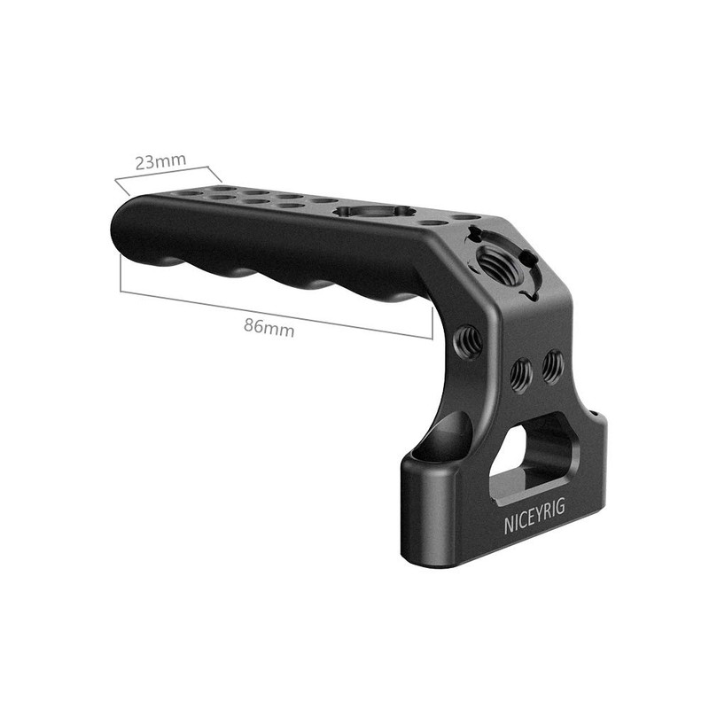 NICEYRIG Mini Top Handle Cheese Handle Universal RED DSMC2 Shooting