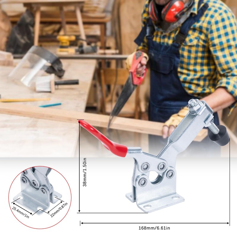 Adjustable Toggle Clamps, 500 Lbs Holding Capacity for Fixtures