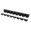 Anti Skid Bumper Protector, 8pcs Front Bumper Scrape Guard Black
