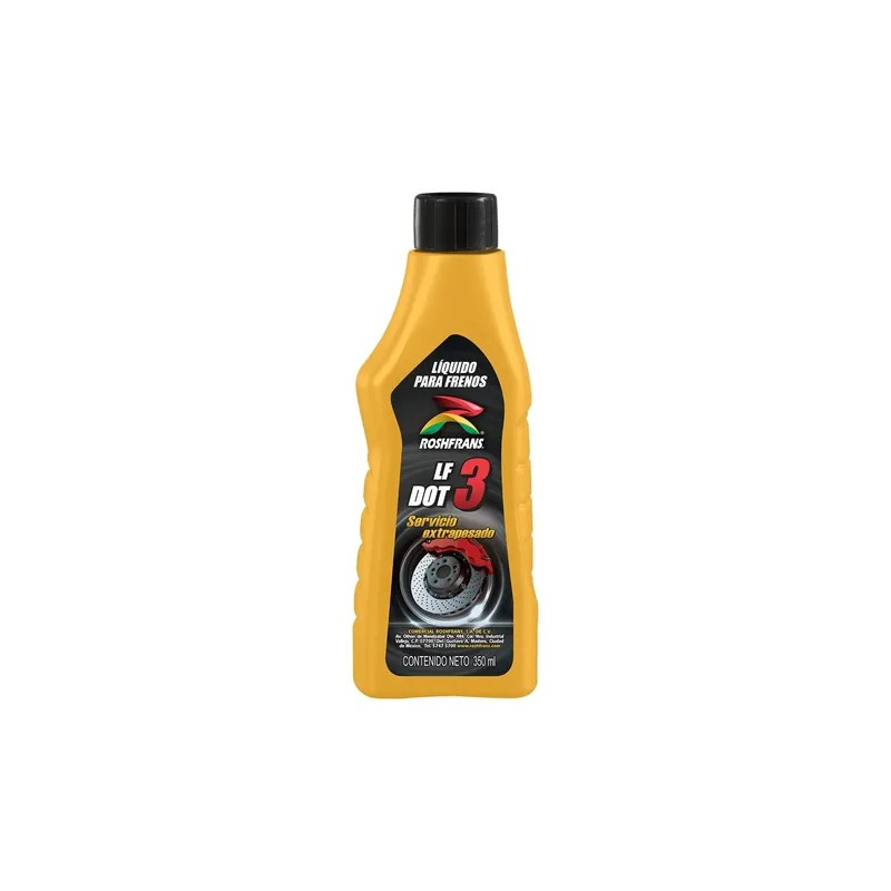 Liquido De Frenos Lf3 Dot 3 350Ml Roshfrans