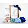 Soap Felting Kit - DIY Wool Wrapped soap Three bar