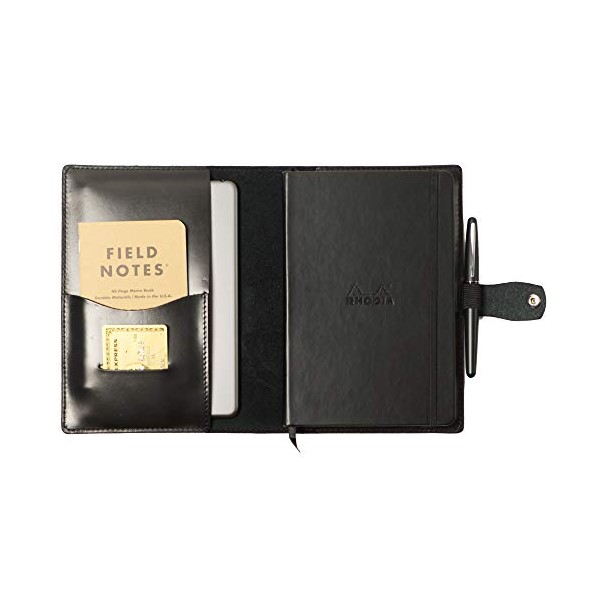 Leather Cover for A5 Notebooks/Handmade in The US/Horween Chromexcel Full