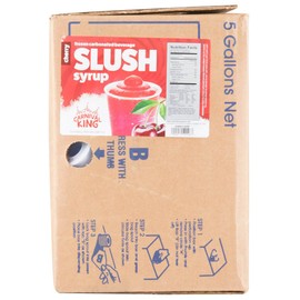 TableTop King 5 Gallon Bag in Box Cherry Slushy Syrup