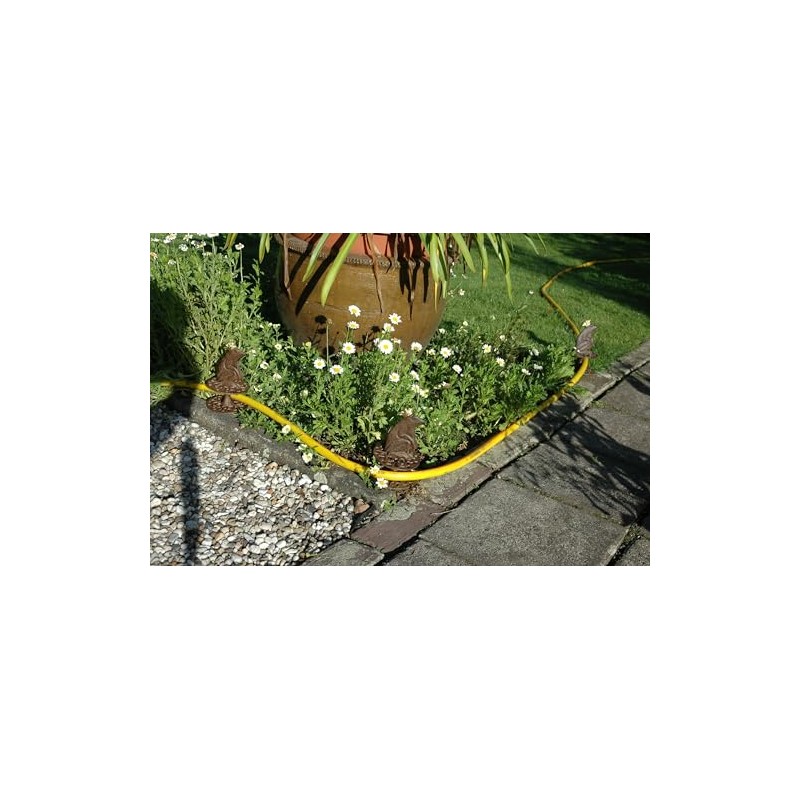 Rustic Pulley Frog King, Cast Iron Garden Hose Guide, Dimensions