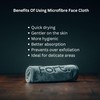 Fort Skincare - Microfibre Face Cloth - Single Cloth -