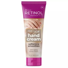 Retinol 리바우라 레티놀 안티에이징 핸드크림 - 젊고 보기 좋은 손을 위한 오리지널 브랜드 풍부하고 벨벳 같은 Libraura Retinol Anti-Aging Hand Cream - Original Brand for Young and Beautiful Hands, Rich and Velvety [Men s Hand Cream]