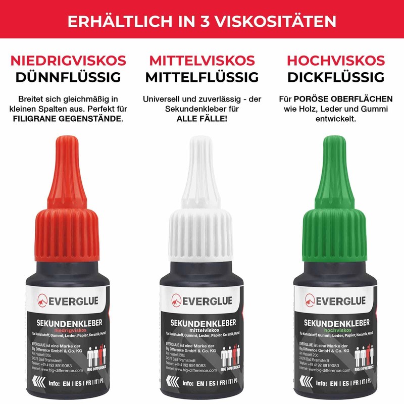 Everglue Superglue, transparent