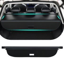 Tecoom Retractable Cargo Trunk Cover fit for Crosstrek Impreza 2024 Accessories, Carbon Fiber Anti-Peeping Shield Shade Cargo Cover Organizer, Rear Luggage Privacy Screen Trunk Cover