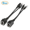 iCreatin Passive PoE Injector and PoE Splitter Cable Kit with