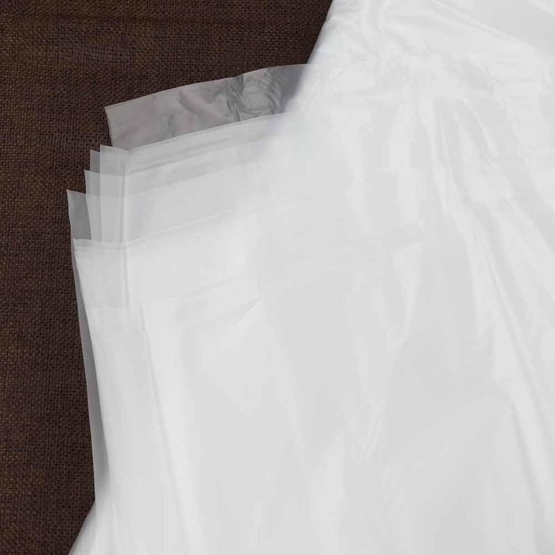 Pekky 30 Gallon Clear Large Trash Bags (Lawn and Leaf),