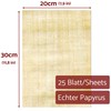 Papyrus Sheets 25 Sheets Natural Papyrus 30 x 20 cm