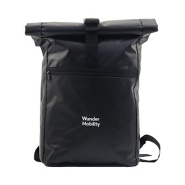 havelaugh Toproll Office Backpack Daypack for Men and Women, Lightweight and Expandable Daypack fits upto 17 inch Laptop for Work, Business, College, water-resistent truck canvas, Black