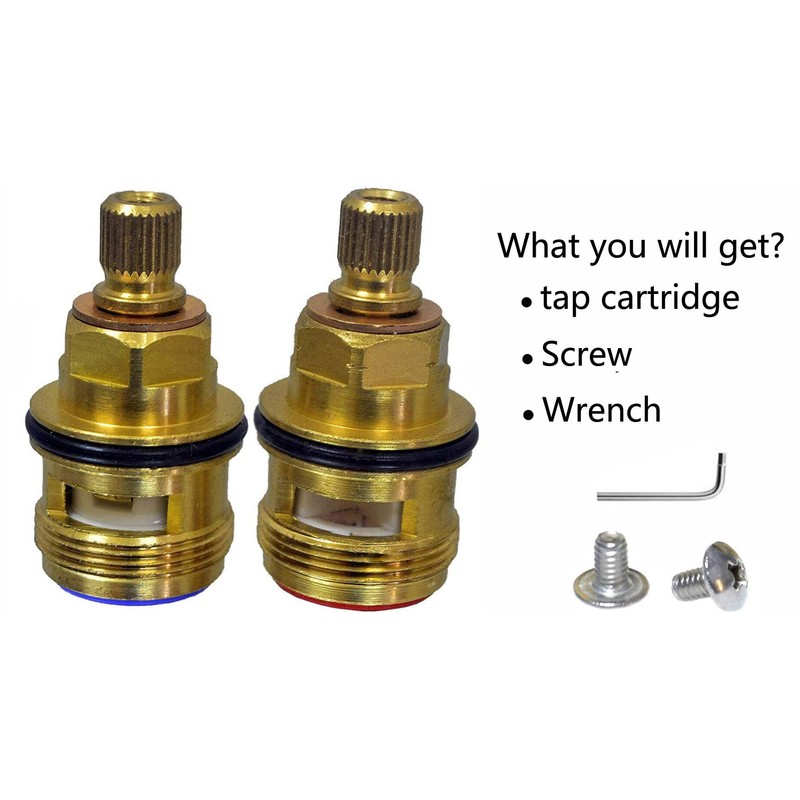 Ceramic Disc Cartridges Tap Valve Quarter Turn Gland 1/2 Spare