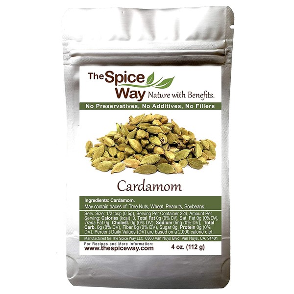 The Spice Way Cardamom - 4 oz