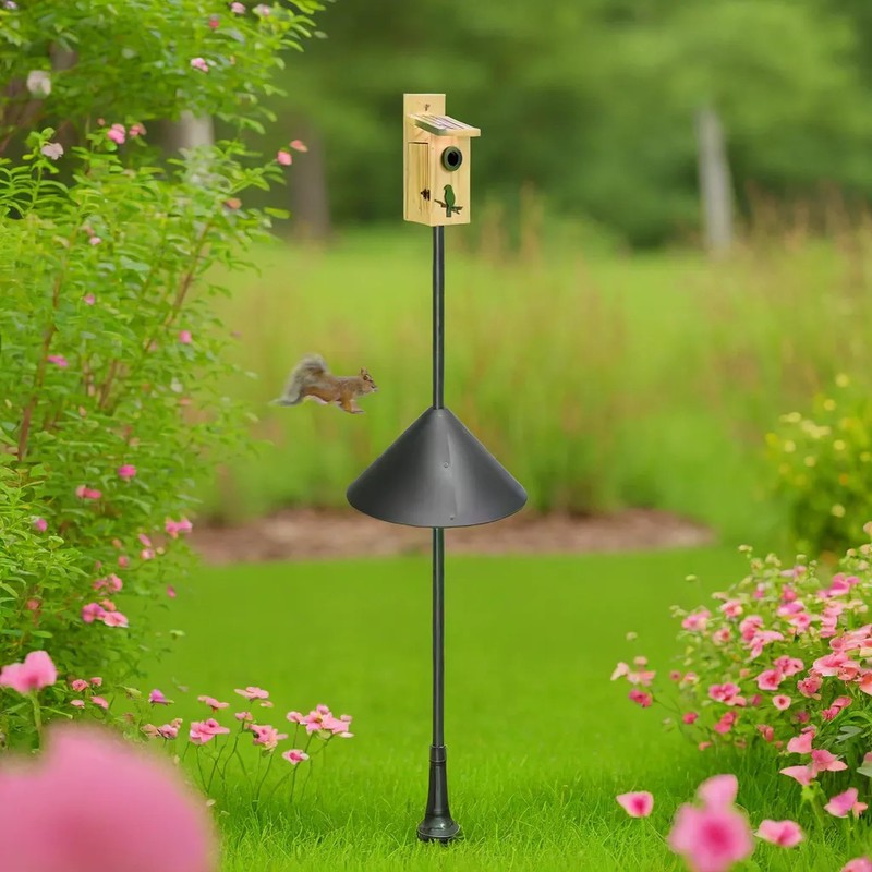 Squirrel Baffle for Bird Feeder Pole, 19-Inch Bird Feeder Squirrel
