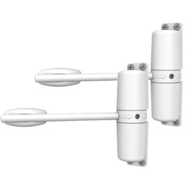 LuleyjorDoor Closers,zinc Alloy Lasts 10 Years,2pcs10 Minute Installation,Automatic Safety Spring Door Closer for All Types of Doors in Your Home, converts hinged Doors to Automatic Closing, （White）