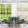 rabbitgoo Window Film Privacy, 3D Decorative Window Glass Film, Stained