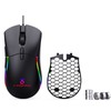 JieruiDeng Wired Gaming Mouse, USB Corded Cellular Computer Mice RGB