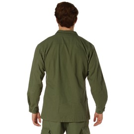 Rothco Vintage Vietnam Fatigue Rip-Stop Shirt – Olive Drab – L