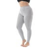 ZERDOCEAN Women's Plus Size Modal Lightweight Full Length Leggings Light