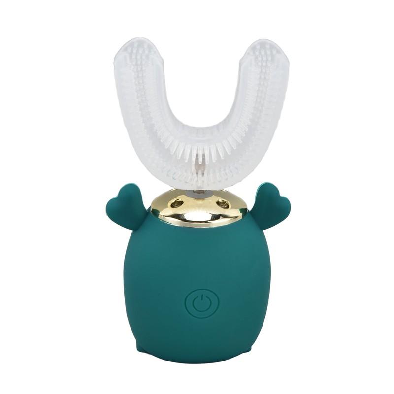 Kids U Shaped Toothbrush 5 Modes Waterproof Electric Sonicare 360