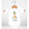 SpecialMe® Baby Bodysuit with Name and Date Print Boho Fox