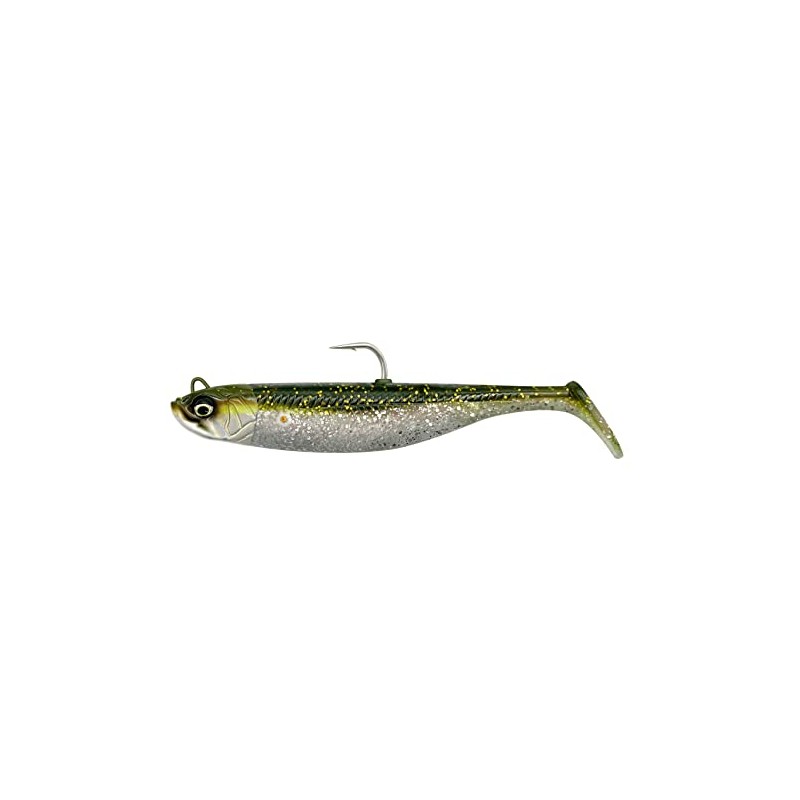 Savage Gear Minnow 12.5cm 35g Green Silver Sinking Lure 72432