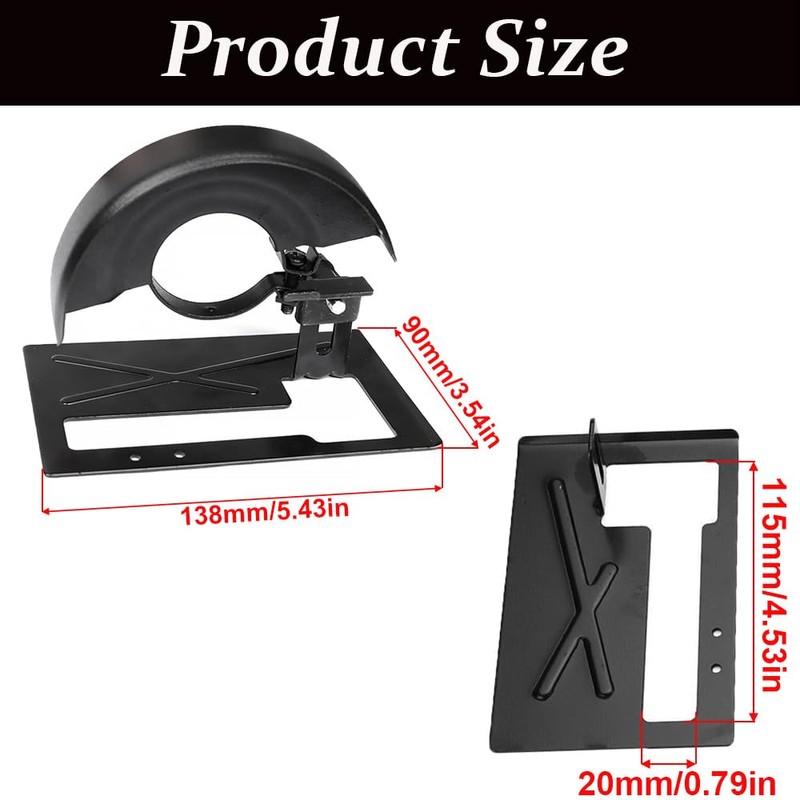 Cutting Machine Base, Bracket Protective Cover, Angle Grinder Protective Cover,