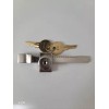 Knape and Vogt,KV965KA 50 NP, Glass Door Adjustable Ratchet Lock,Polished Chrome
