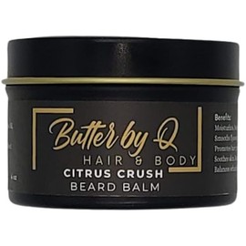 Citrus Crush Beard Balm - All-Natural Beard Growth, Itch & Beardruff Prevention, Moisturizes & Protects