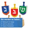 Baker Ross FX939 Wooden Dreidels - Pack of 5 Religious