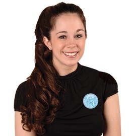 Beistle 6 Piece Prismatic It's A Boy Pinback Buttons For Baby Shower Party Favors Gender Reveal Decorations