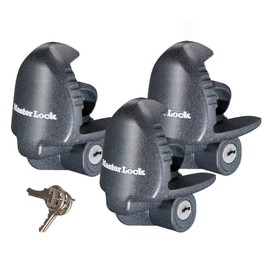 Master Lock 379ATPY Universal Trailer Hitch Lock (3 Pack)