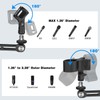 Mic Stand Desk, 360° Rotatable Desktop Microphone Stand, Max Load