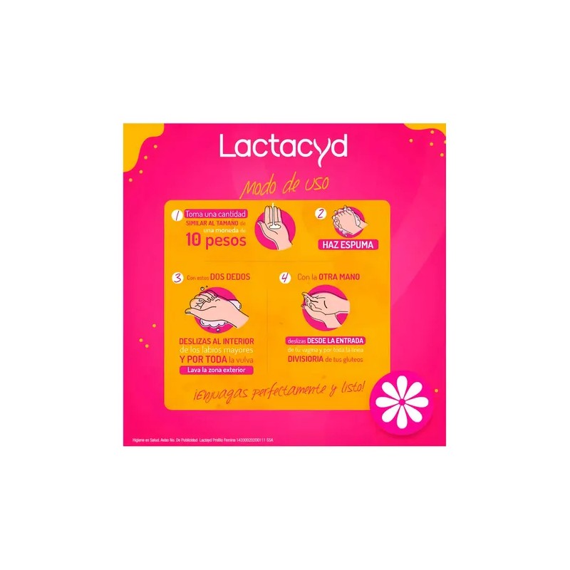 Shampoo Íntimo Lactacyd Femina de Uso Diario Botella de 80ml