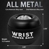 All-Metal Power Gyro Ball with Ball Bag,Hand Wrist Forearm Trainer