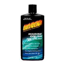 DRIVEN Marine Polish & Sealant for Super High Gloss Wet Look, Protection from Water Spots & Contaminants - Polymer Polish Against Intense Heat from Sun, Exhaust Stain & More - for Boats, RVs, More
